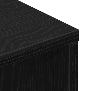TV-Schrank 2er Set Schwarz Eichenoptik