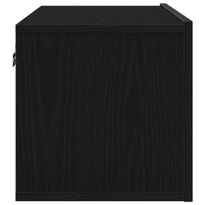 TV-Schrank 2er Set Schwarz Eichenoptik