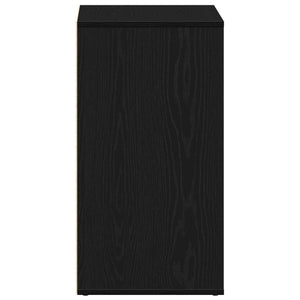 Kosmetikschrank mit Regal Schwarz Eichen-Optik