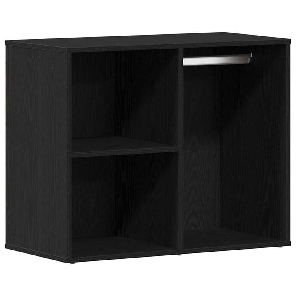 Kosmetikschrank mit Regal, Schwarz Eichen-Optik