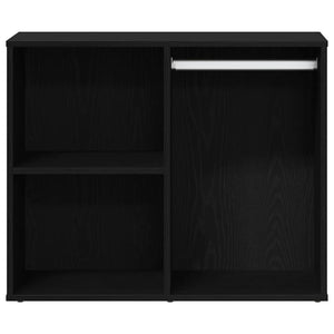 Kosmetikschrank mit Regal, Schwarz Eichen-Optik