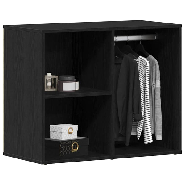 Kosmetikschrank mit Regal, Schwarz Eichen-Optik