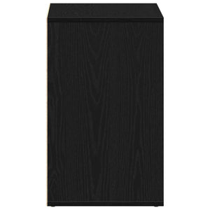 Kosmetikschrank mit Regal, Schwarz Eichen-Optik