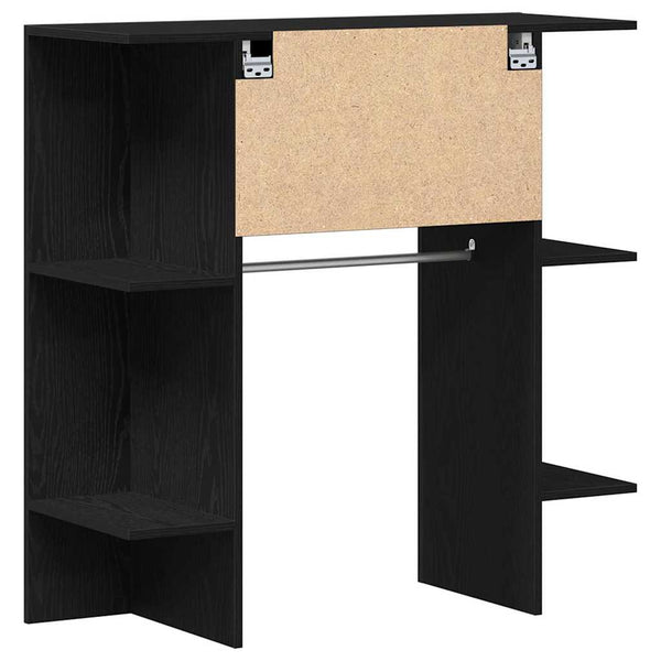 Flurschrank mit Regal Schwarz Eiche
