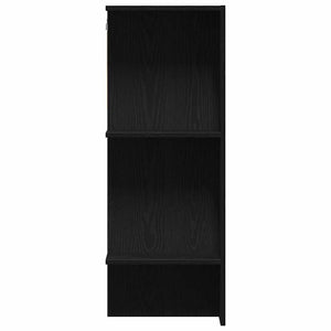 Flurschrank mit Regal Schwarz Eiche