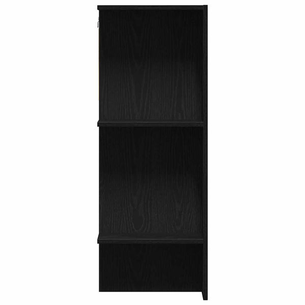 Flurschrank mit Regal Schwarz Eiche
