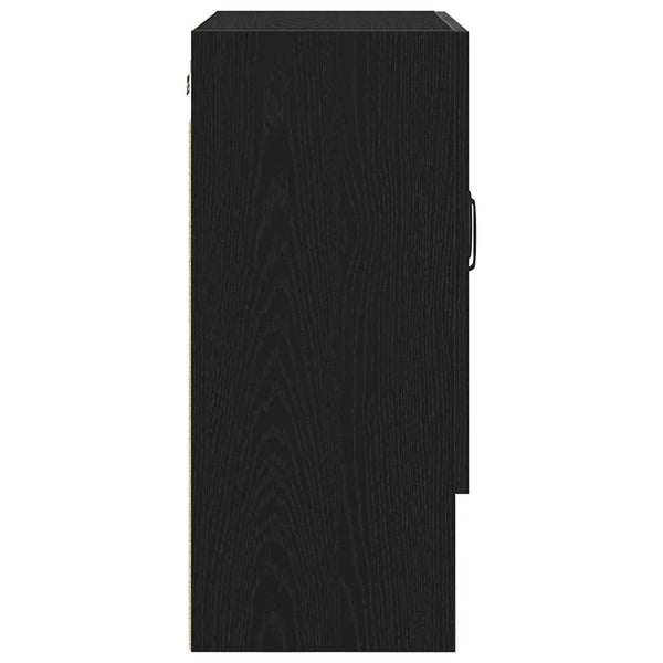 Wandschrank Schwarz Eiche 60x30x70cm