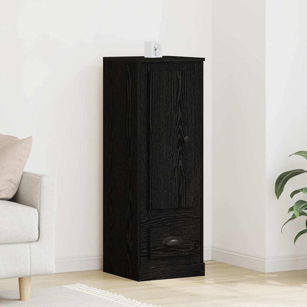 vidaXL Highboard Black Oak Look 36 x 35.5 x 103.5 cm