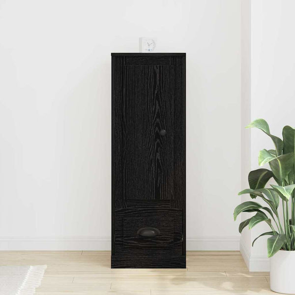 Highboard Schwarz Eichen-Optik, 103.5 cm hoch