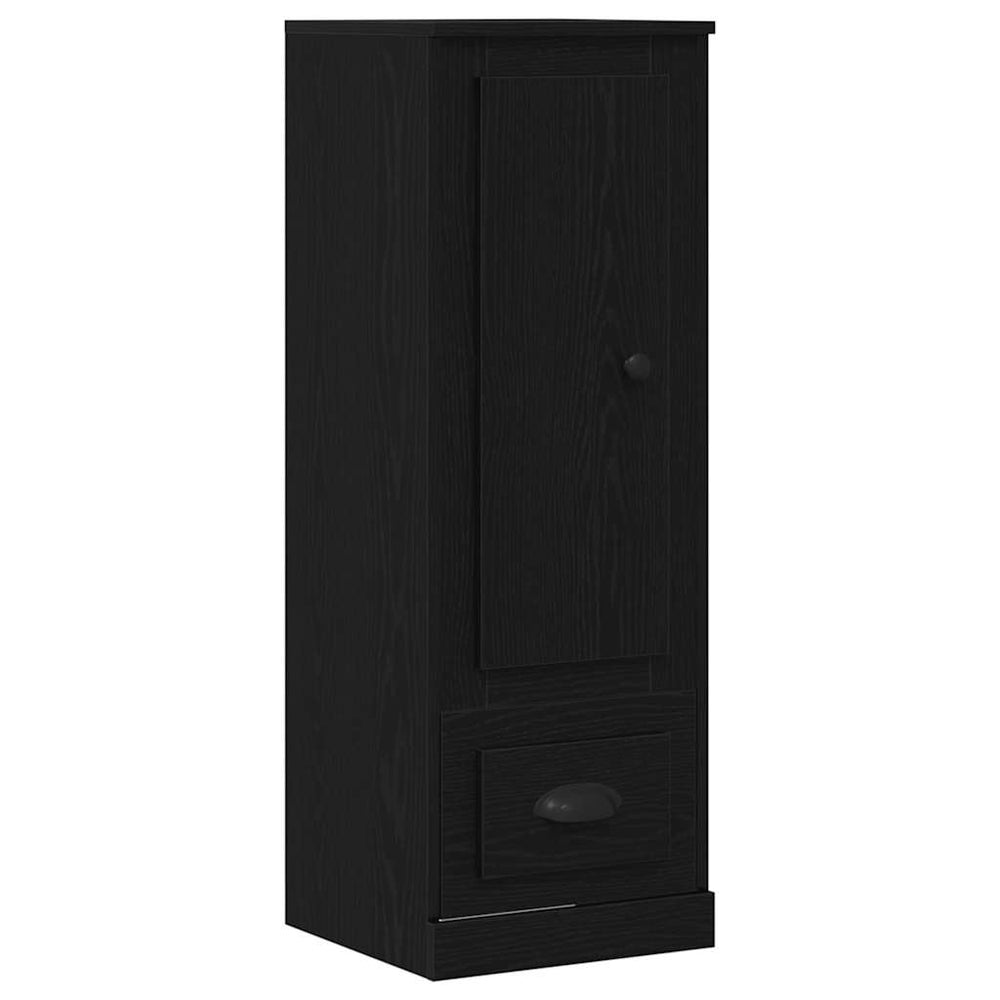 vidaXL Highboard Black Oak Look 36 x 35.5 x 103.5 cm