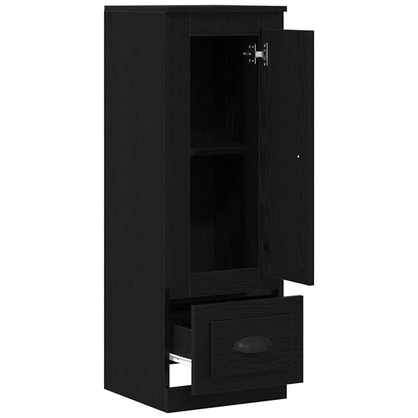 Highboard Schwarz Eichen-Optik, 103.5 cm hoch
