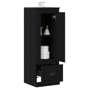 Highboard Schwarz Eichen-Optik, 103.5 cm hoch
