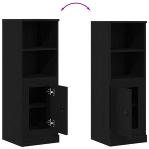 Highboard Schwarze Eiche, 103,5 cm hoch