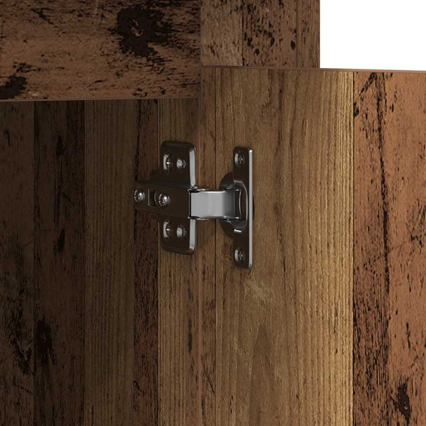 Schreibtisch Altholz mit Tür, 115 cm