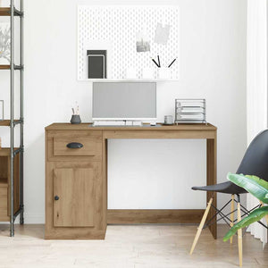 vidaXL Bureau chêne artisanat 50 x 115 x 75 cm en bois d'ingénierie