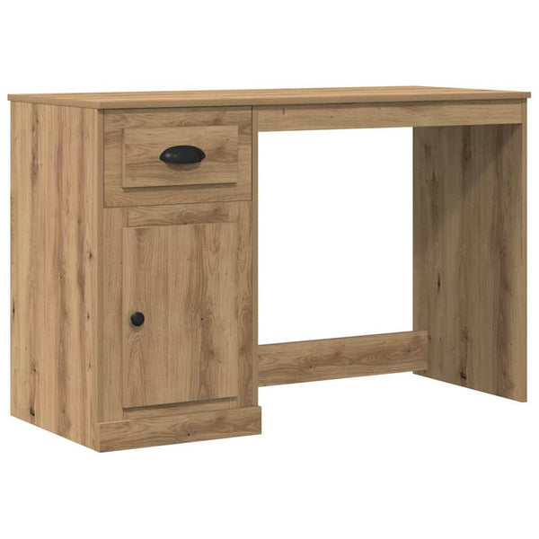 vidaXL Bureau chêne artisanat 50 x 115 x 75 cm en bois d'ingénierie