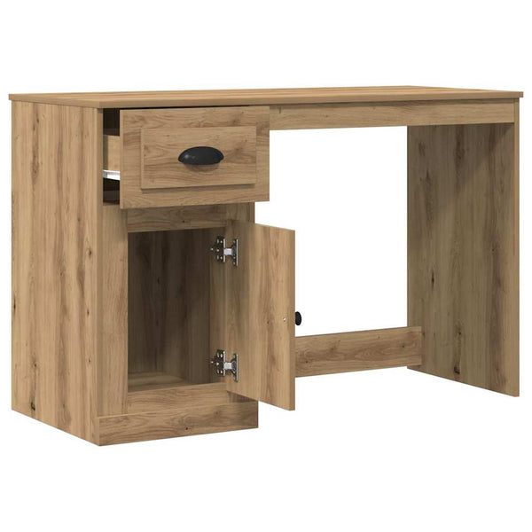 vidaXL Bureau chêne artisanat 50 x 115 x 75 cm en bois d'ingénierie