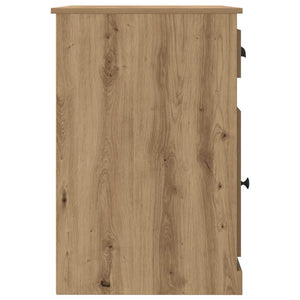 vidaXL Bureau chêne artisanat 50 x 115 x 75 cm en bois d'ingénierie