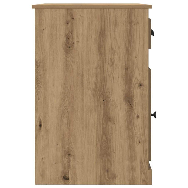 vidaXL Bureau chêne artisanat 50 x 115 x 75 cm en bois d'ingénierie