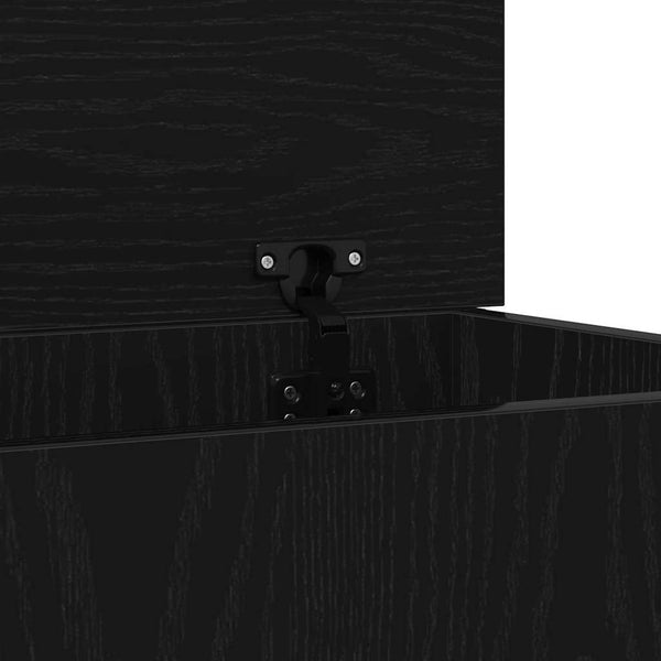 Aufbewahrungsbox Schwarz Eichenoptik 50x30x28 cm
