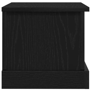 Aufbewahrungsbox Schwarz Eichenoptik 50x30x28 cm