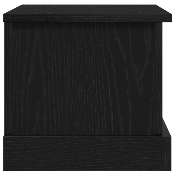 Aufbewahrungsbox Schwarz Eichenoptik 50x30x28 cm