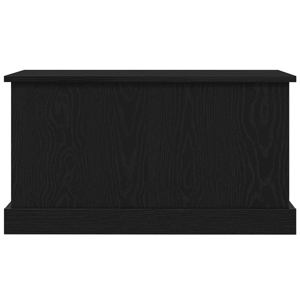Aufbewahrungsbox Eichen-Optik Schwarz 70x40x38cm