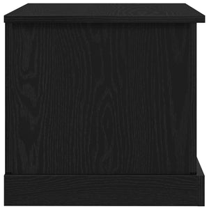 Aufbewahrungsbox Eichen-Optik Schwarz 70x40x38cm
