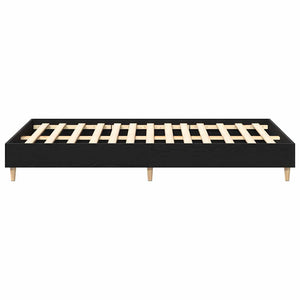 Bettrahmen 203x123 cm Schwarz Eichenoptik