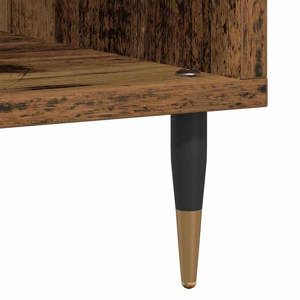 Schallplattenschrank Altholz