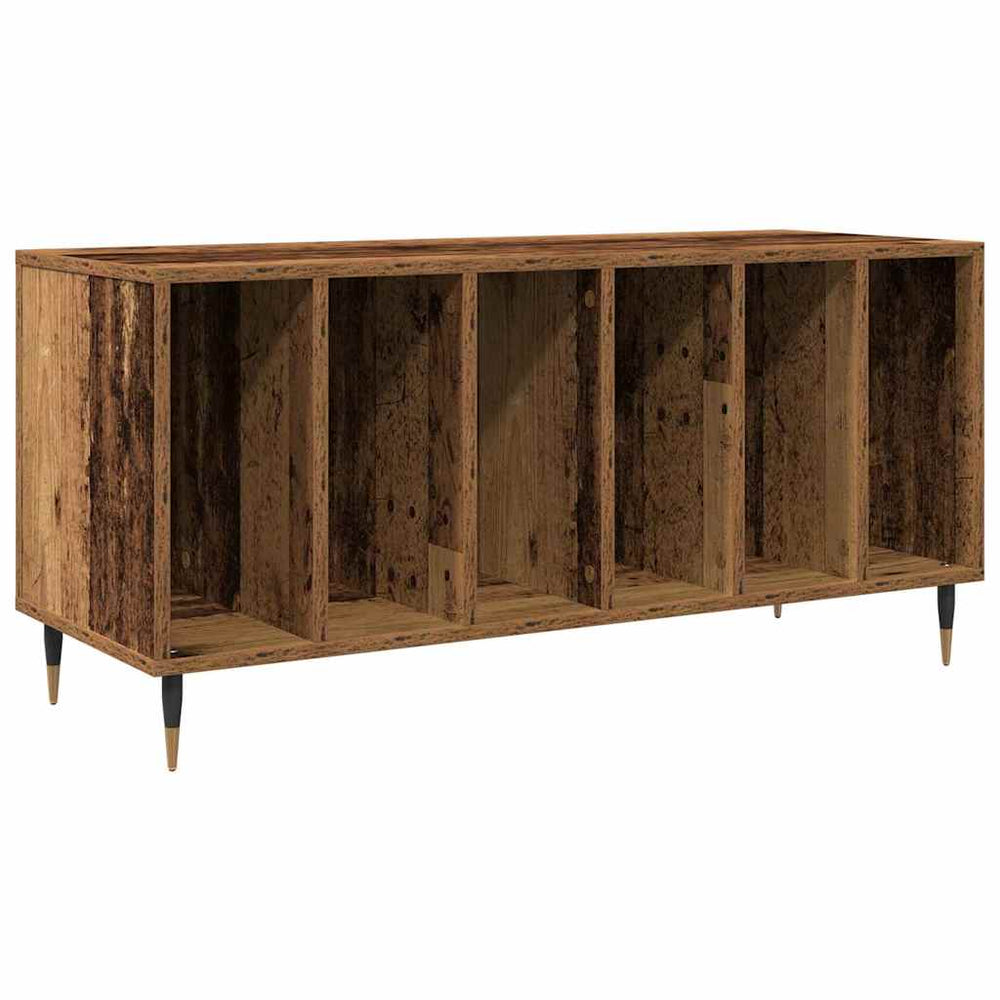 Schallplattenschrank Altholz