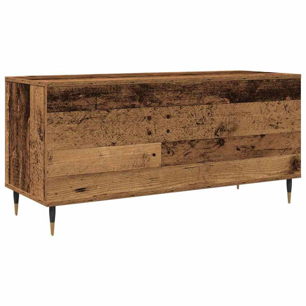 Schallplattenschrank Altholz