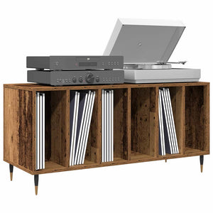 Schallplattenschrank Altholz