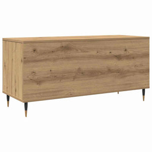 Schallplattenschrank Artisan Eiche mit Regal