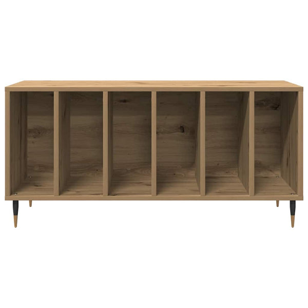 Schallplattenschrank Artisan Eiche mit Regal