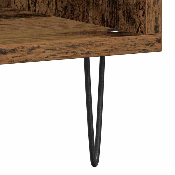Schallplattenschrank Altholz Optik