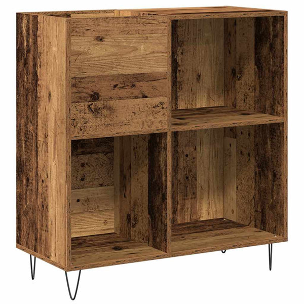 Schallplattenschrank Altholz Optik