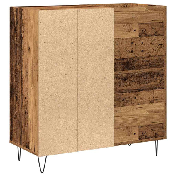 Schallplattenschrank Altholz Optik