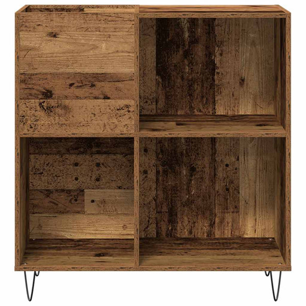Schallplattenschrank Altholz Optik