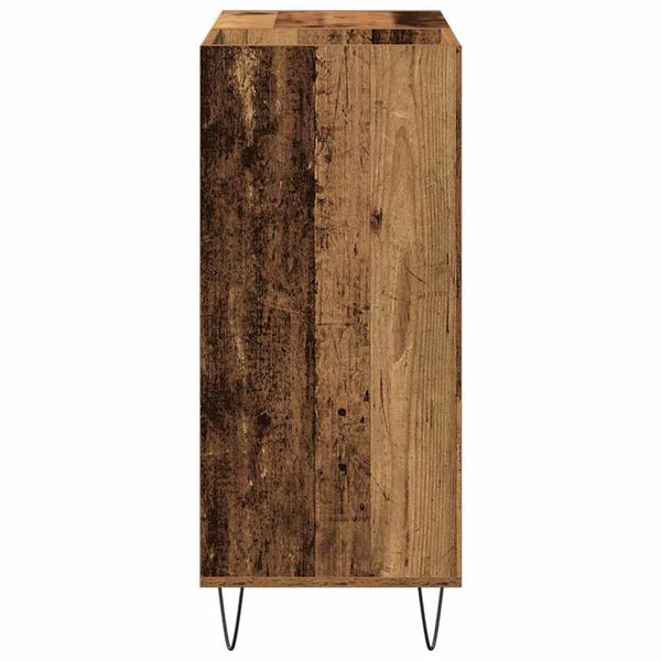 Schallplattenschrank Altholz Optik
