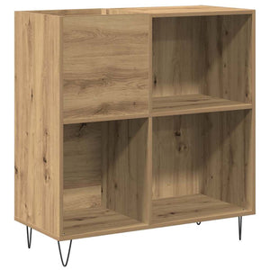 Schallplattenschrank Artisan Eiche mit Regal