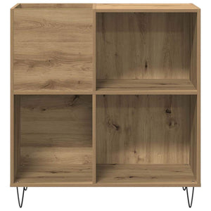 Schallplattenschrank Artisan Eiche mit Regal