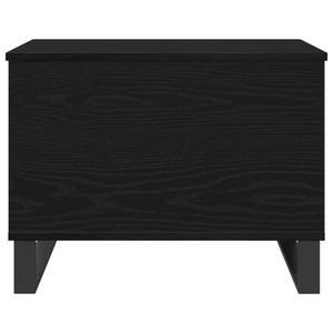 Schwarzer Couchtisch Eichenoptik 60 cm