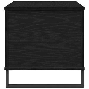 Schwarzer Couchtisch Eichenoptik 60 cm
