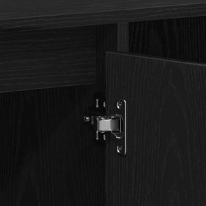 TV-Schrankset Schwarz Eichen-Optik 100 cm