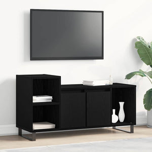 TV-Schrankset Schwarz Eichen-Optik 100 cm