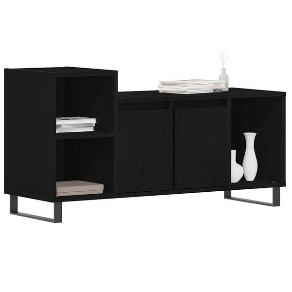 TV-Schrankset Schwarz Eichen-Optik 100 cm