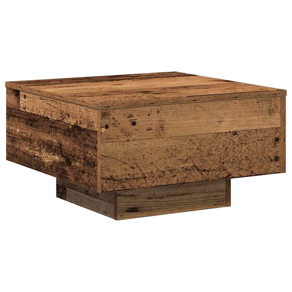Couchtisch Altholz 55x55 cm
