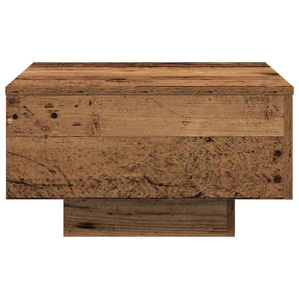 Couchtisch Altholz 55x55 cm