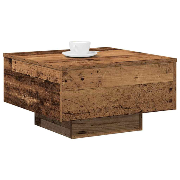 Couchtisch Altholz 55x55 cm